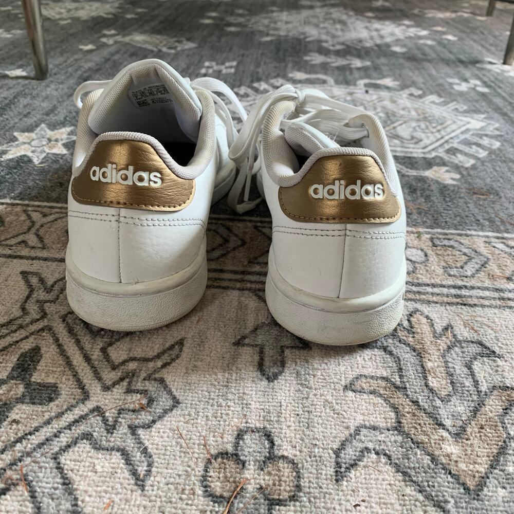 Adidas Leather Cloudfoam Sneakers 7 - Picture 3 of 4
